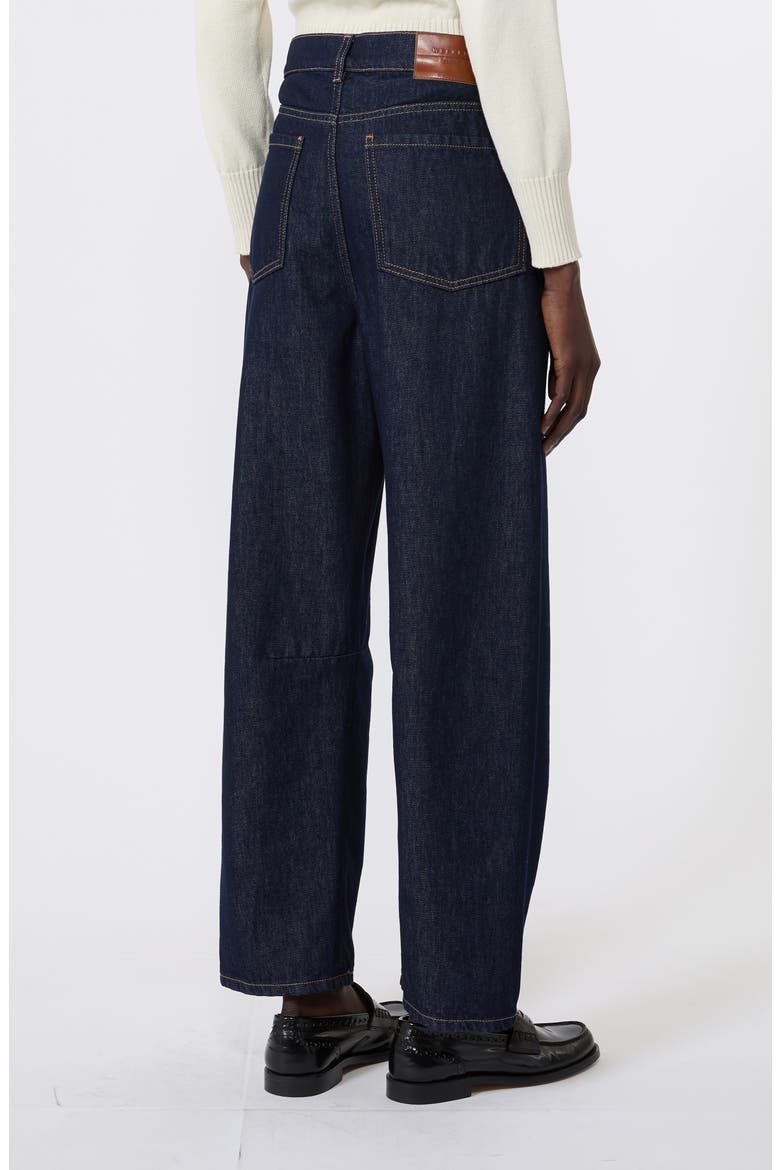 Straight Leg Jeans, Alternate, color, NAVY