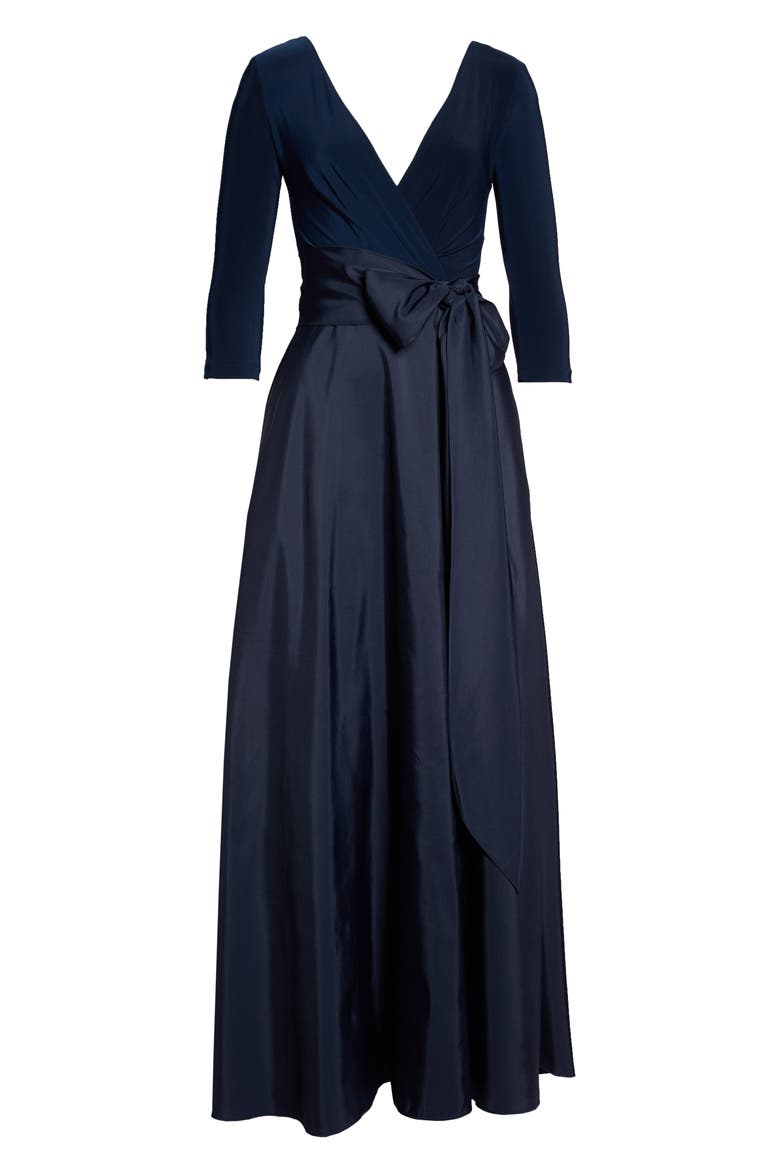 FULL LENGTH 3/4 SLEEVE DRESS W, Alternate, color, MIDNIGHT