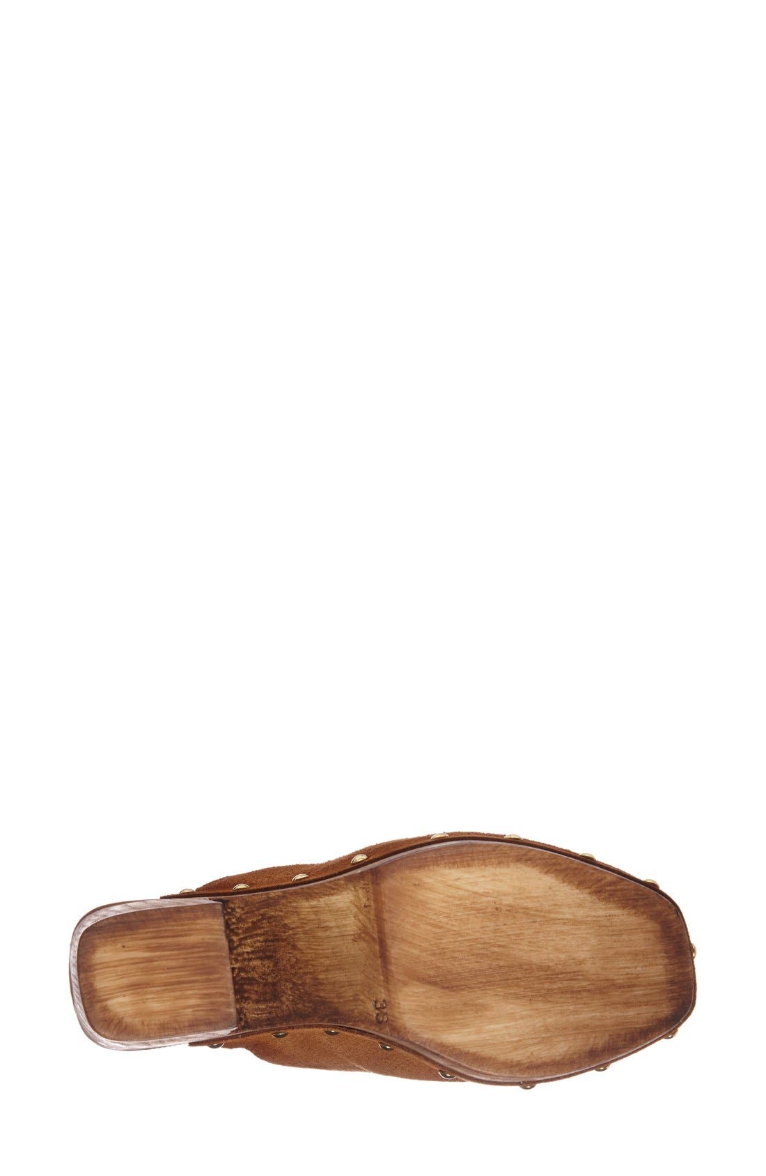 'Smock' Platform Clog, Alternate, color, TAN