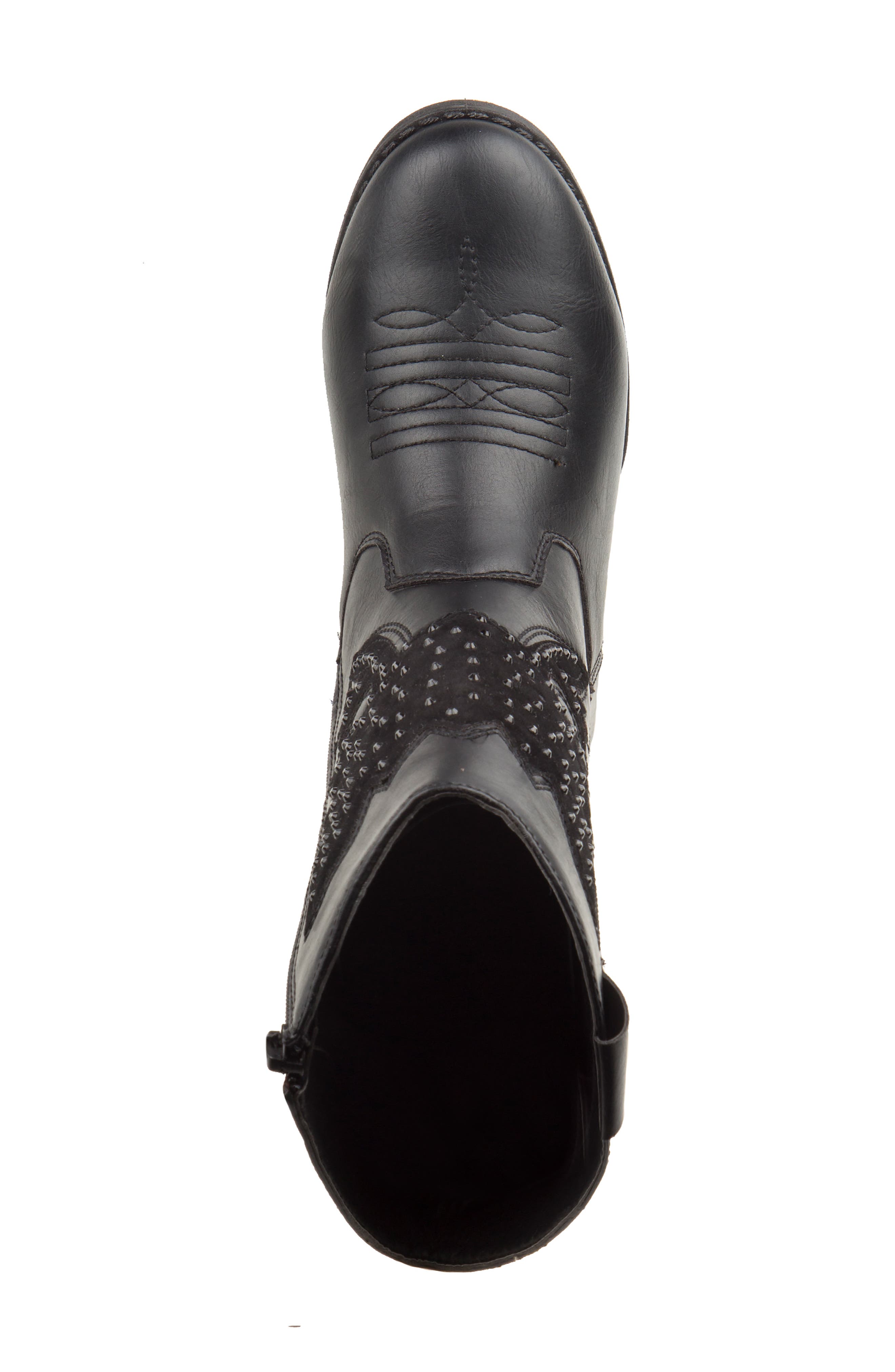 Kensie Girl Studded Western Boot, Alternate, color, 
