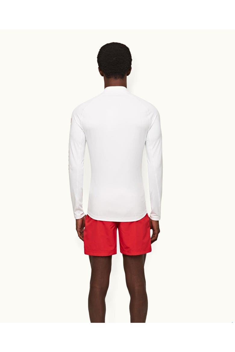 Bray Tailored-Fit Rash Guard, Alternate, color, WHITE