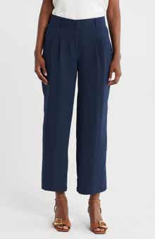 Amanda & Chelsea Pleated Crop Wide Leg Pants