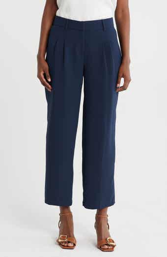 Amanda & Chelsea Pleated Crop Wide Leg Pants