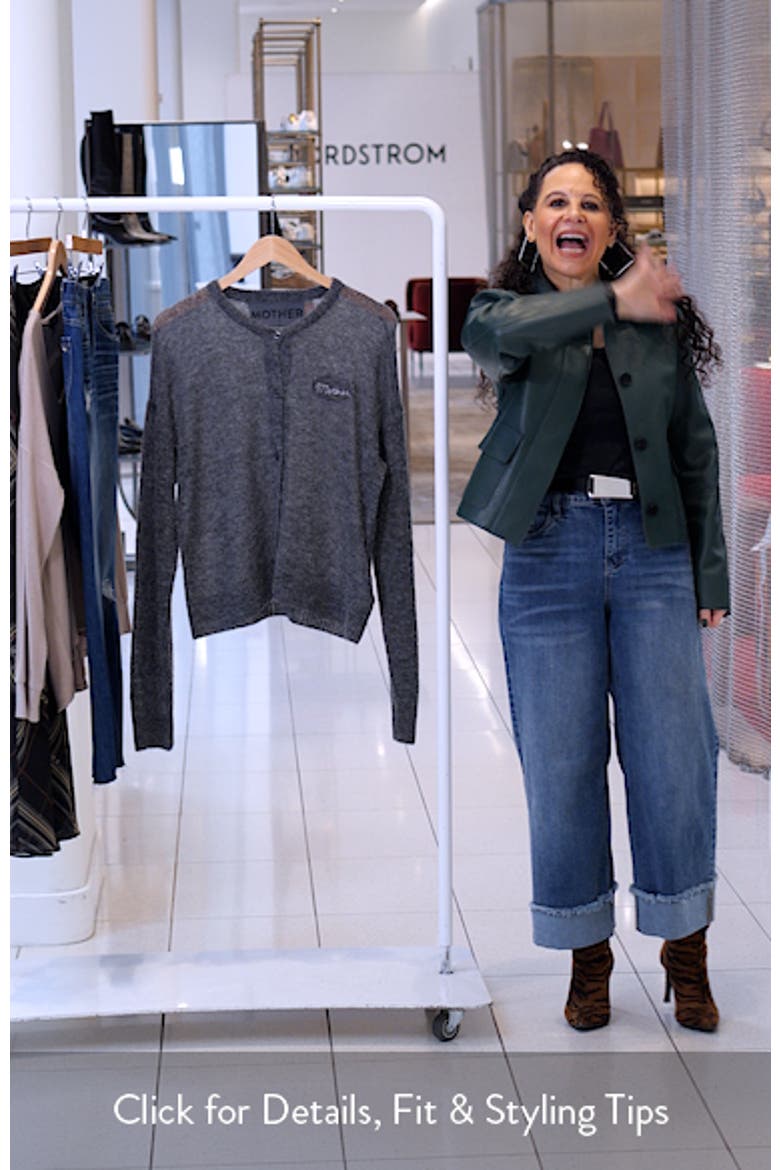 The Crop Alpaca Blend Cardigan video