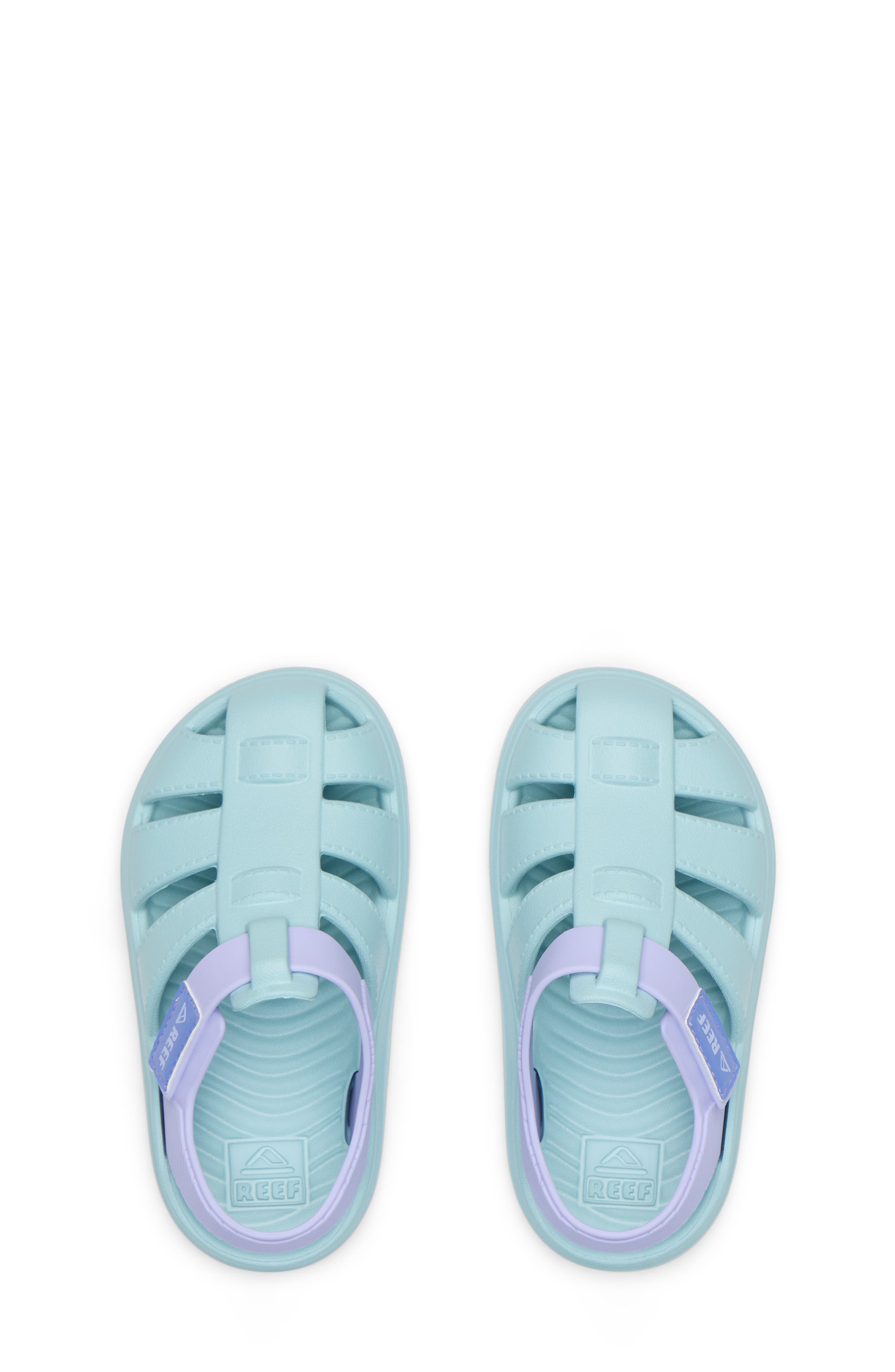 Reef Kids' Totally Beachin' Sandal, Alternate, color, Glitter Blue