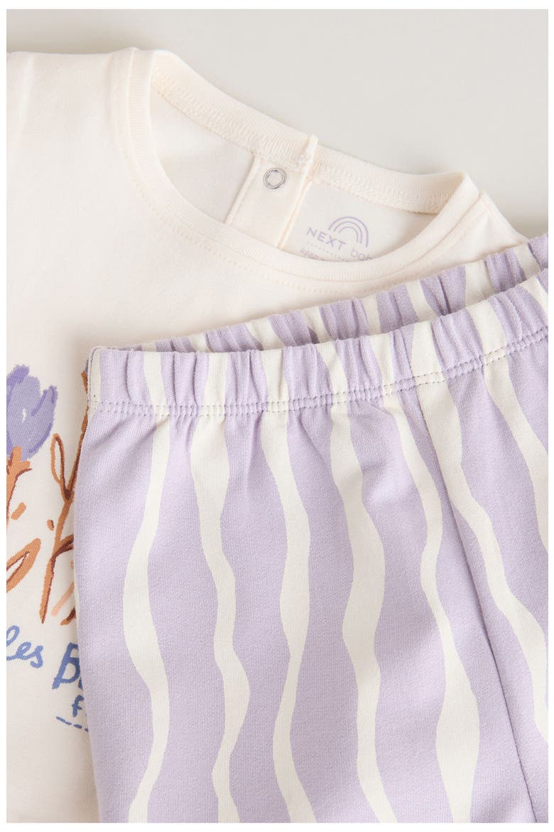 Kids' Abstract Top & Pants Set, Alternate, color, PURPLE