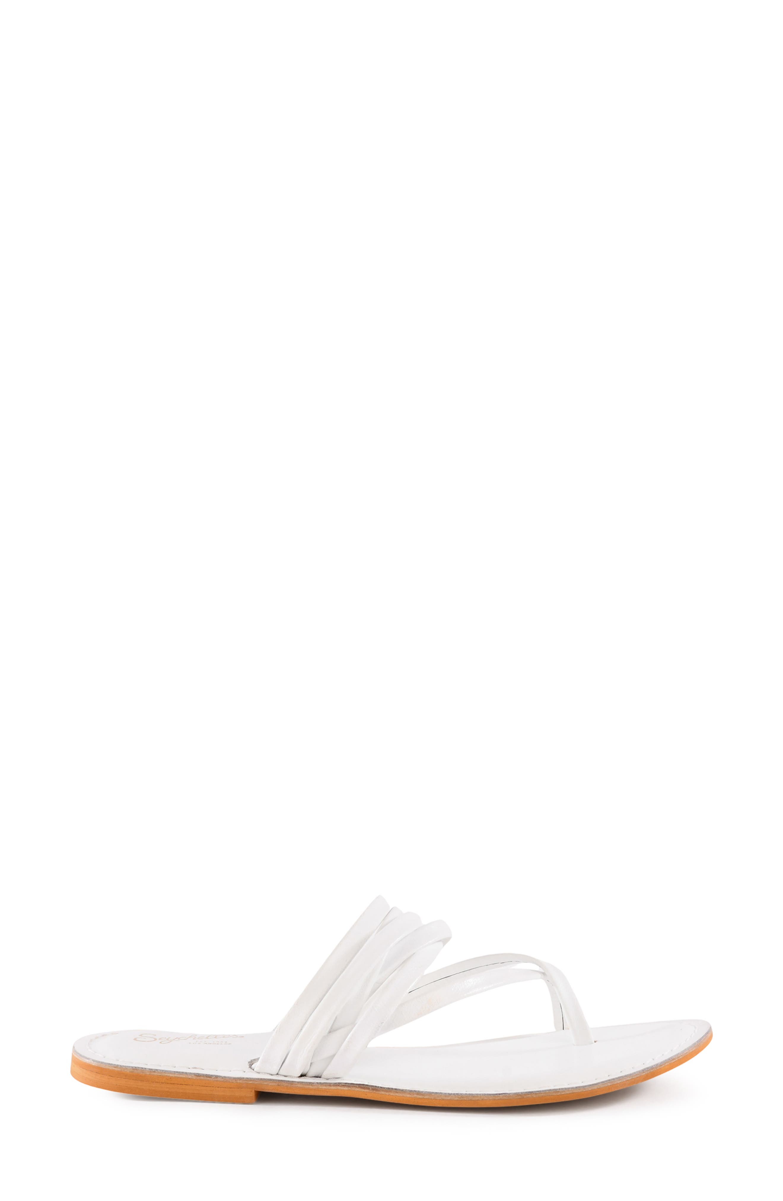 Seychelles Reezie Toe Loop Sandal, Alternate, color, Off White