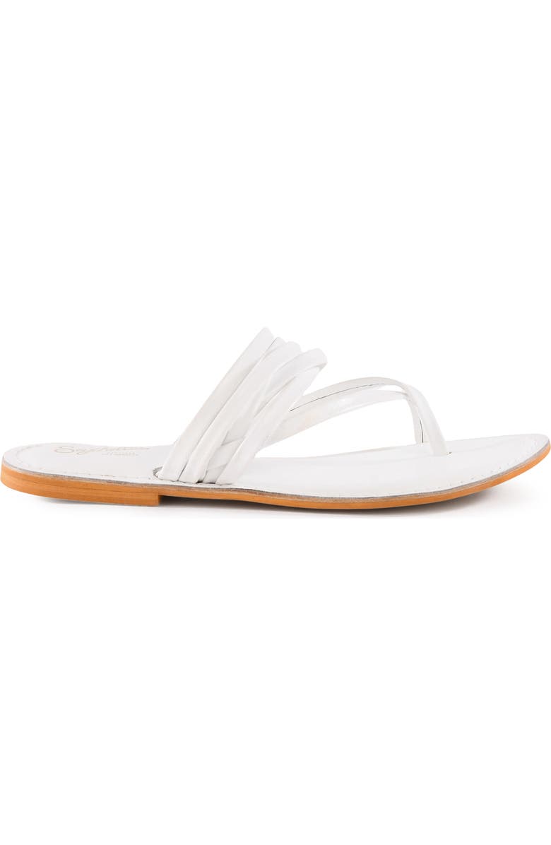 Seychelles Reezie Toe Loop Sandal, Alternate, color, Off White
