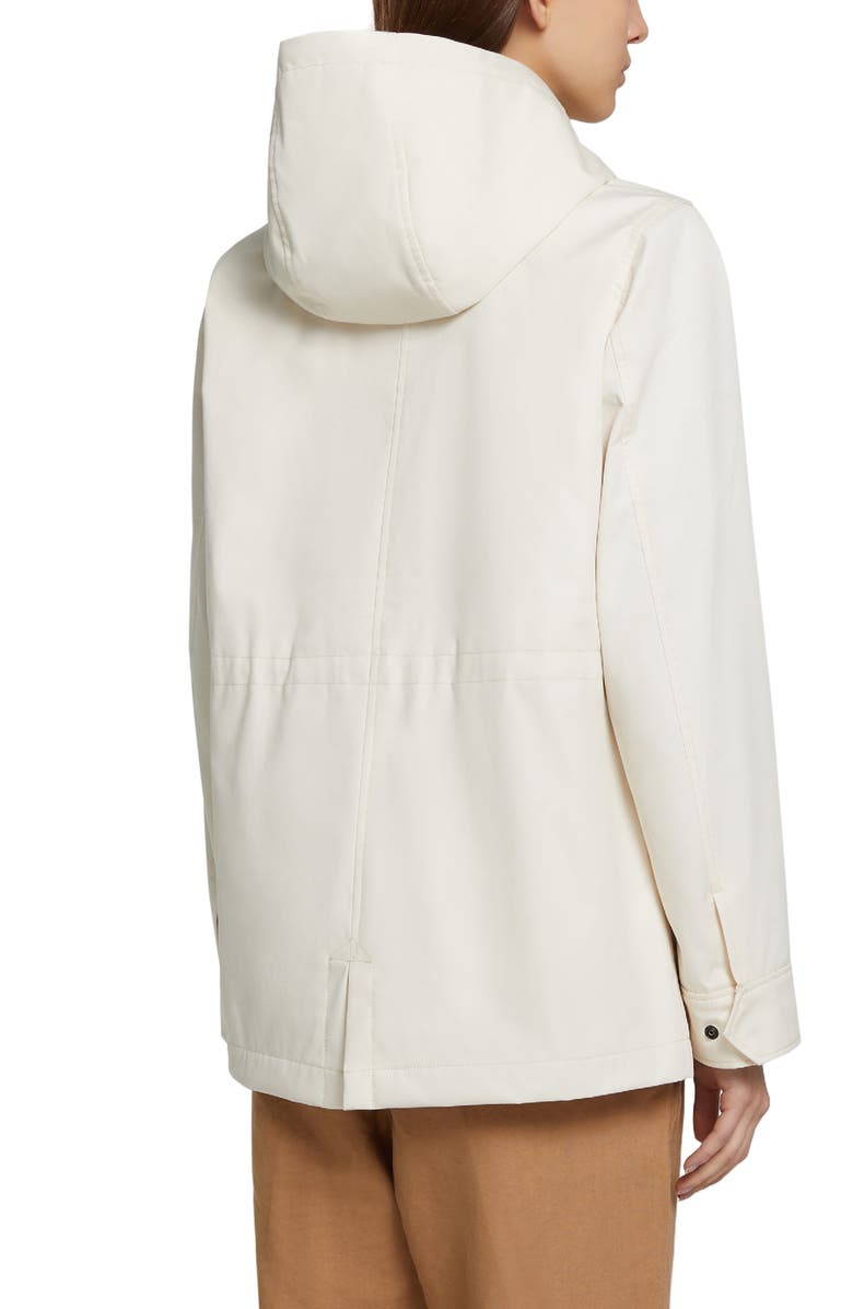 Woolrich Lilac Water Repellent Raincoat, Alternate, color, 