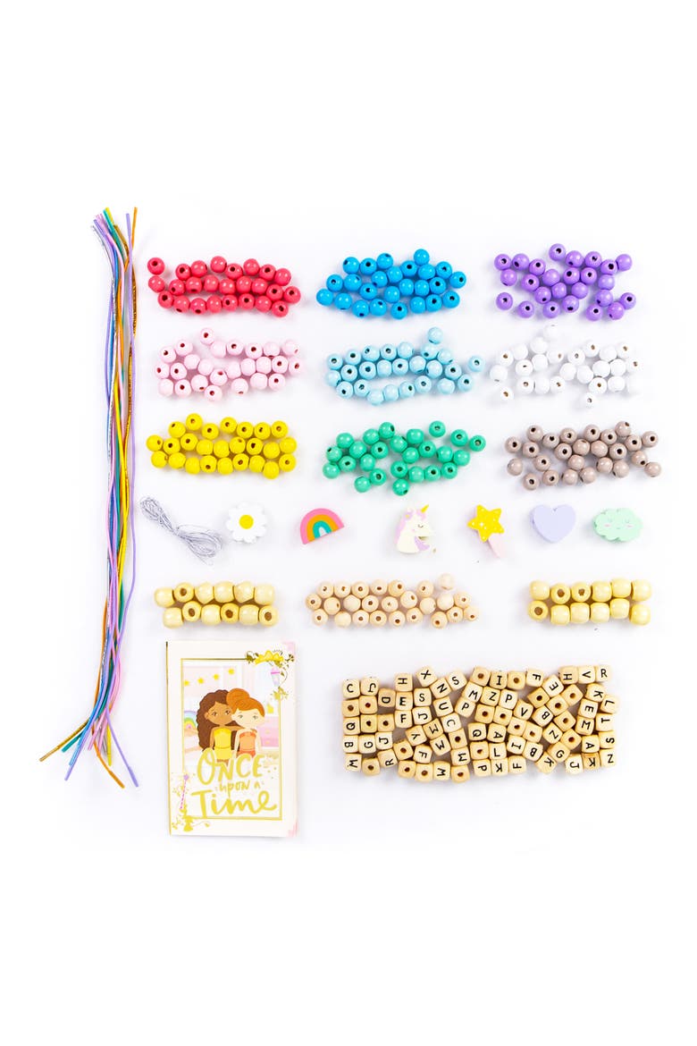 Story Magic Wood ABC Beads Set, Alternate, color, MULTI