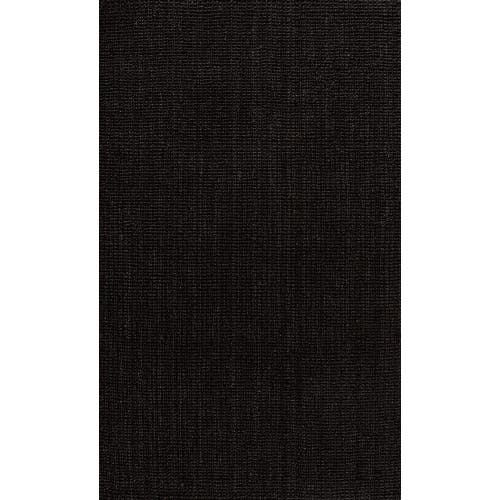 Jonathan Y Pata Hand Woven Chunky Jute Area Rug In Black