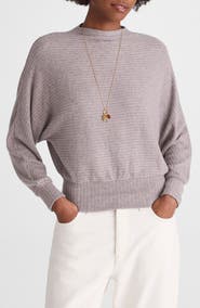 Madewell Mock Neck Dolman Sleeve Sweater