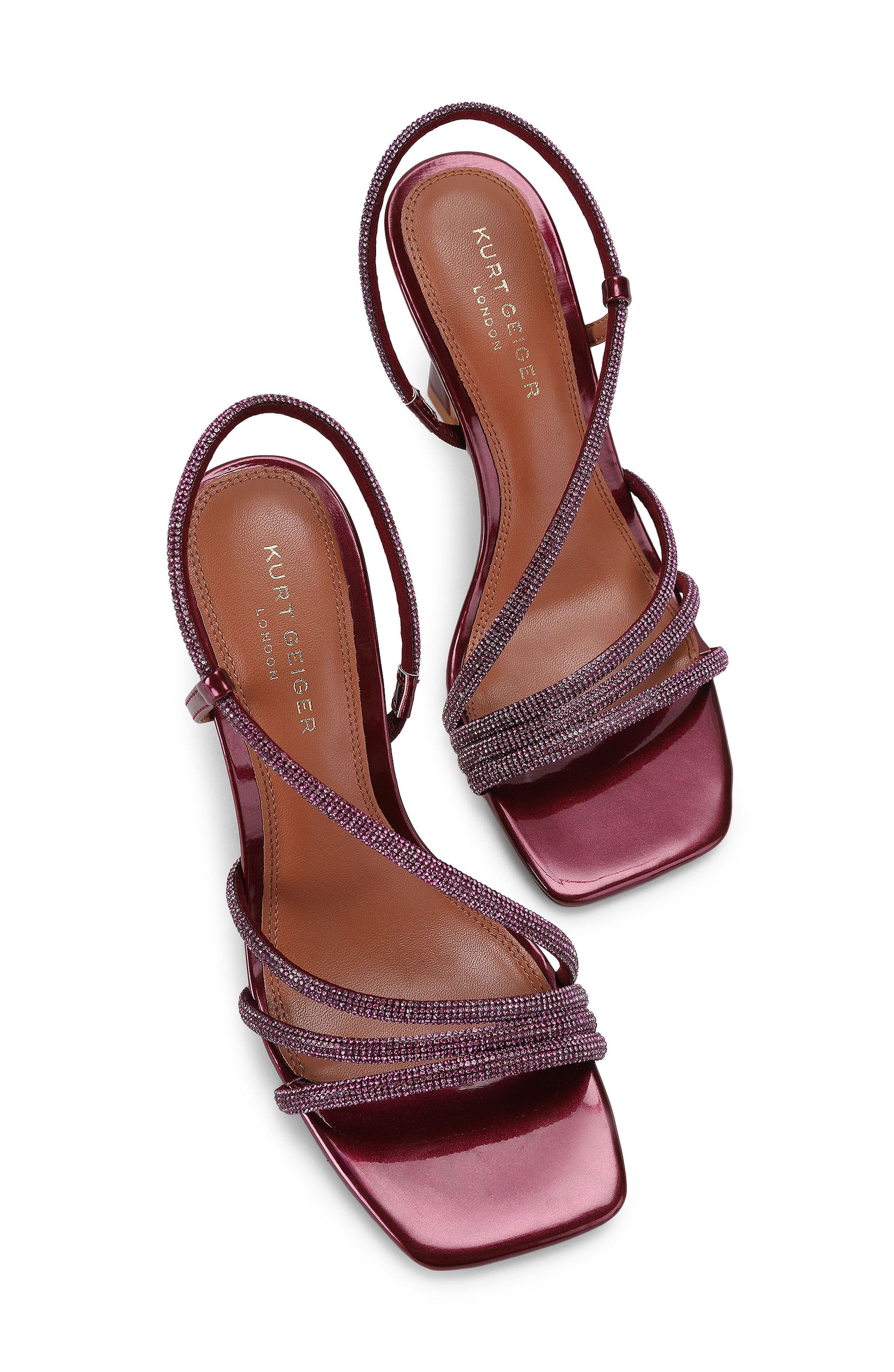 Annabel Crystal Embellished Sandal, Alternate, color, OPEN PINK