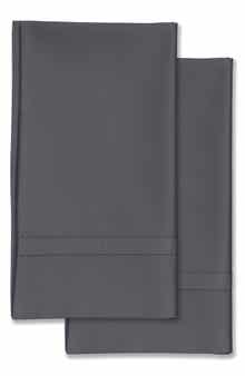 AZORES HOME 300 Thread Count Cotton Percale Pillowcase Set