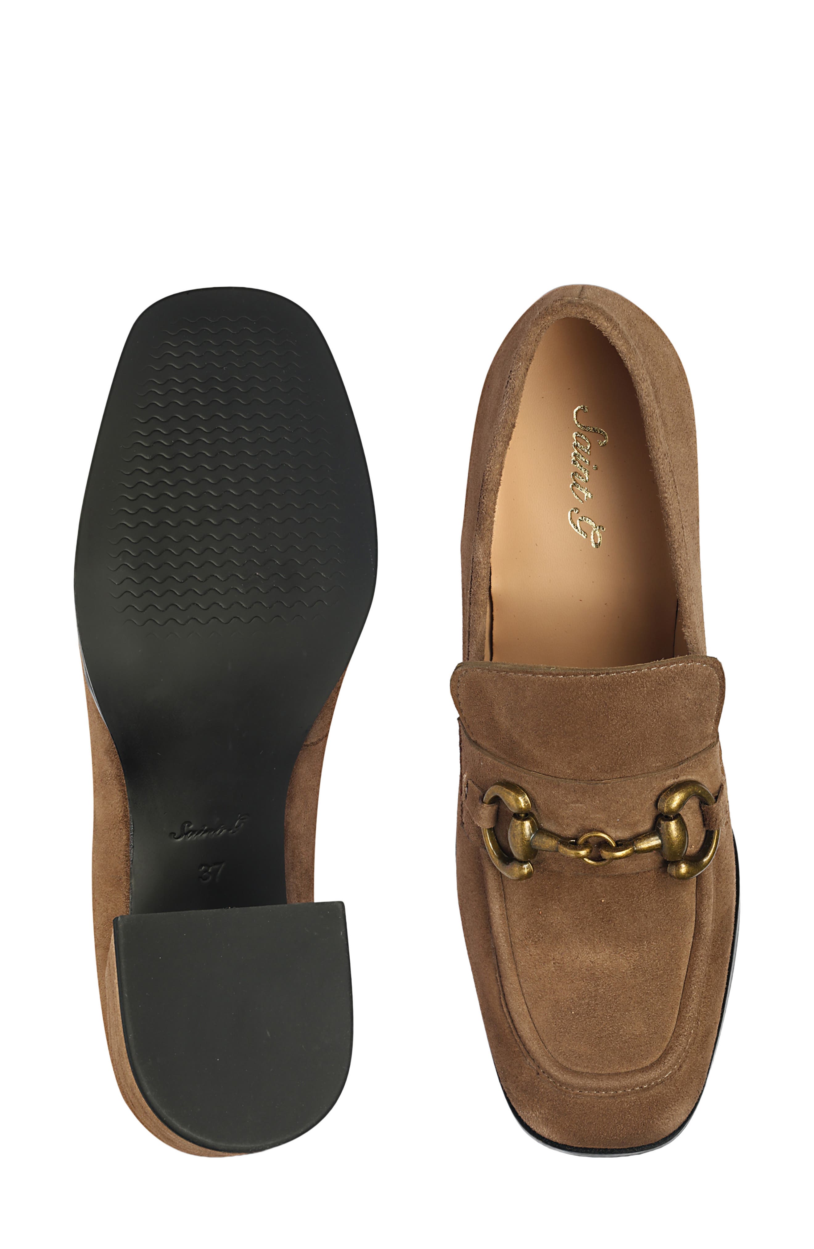 SAINT G Vera Loafer Pump, Alternate, color, Dark Taupe