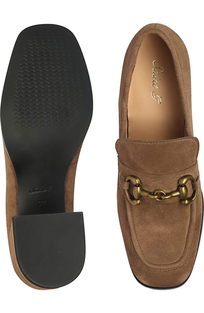 SAINT G Vera Loafer Pump, Alternate, color, Dark Taupe