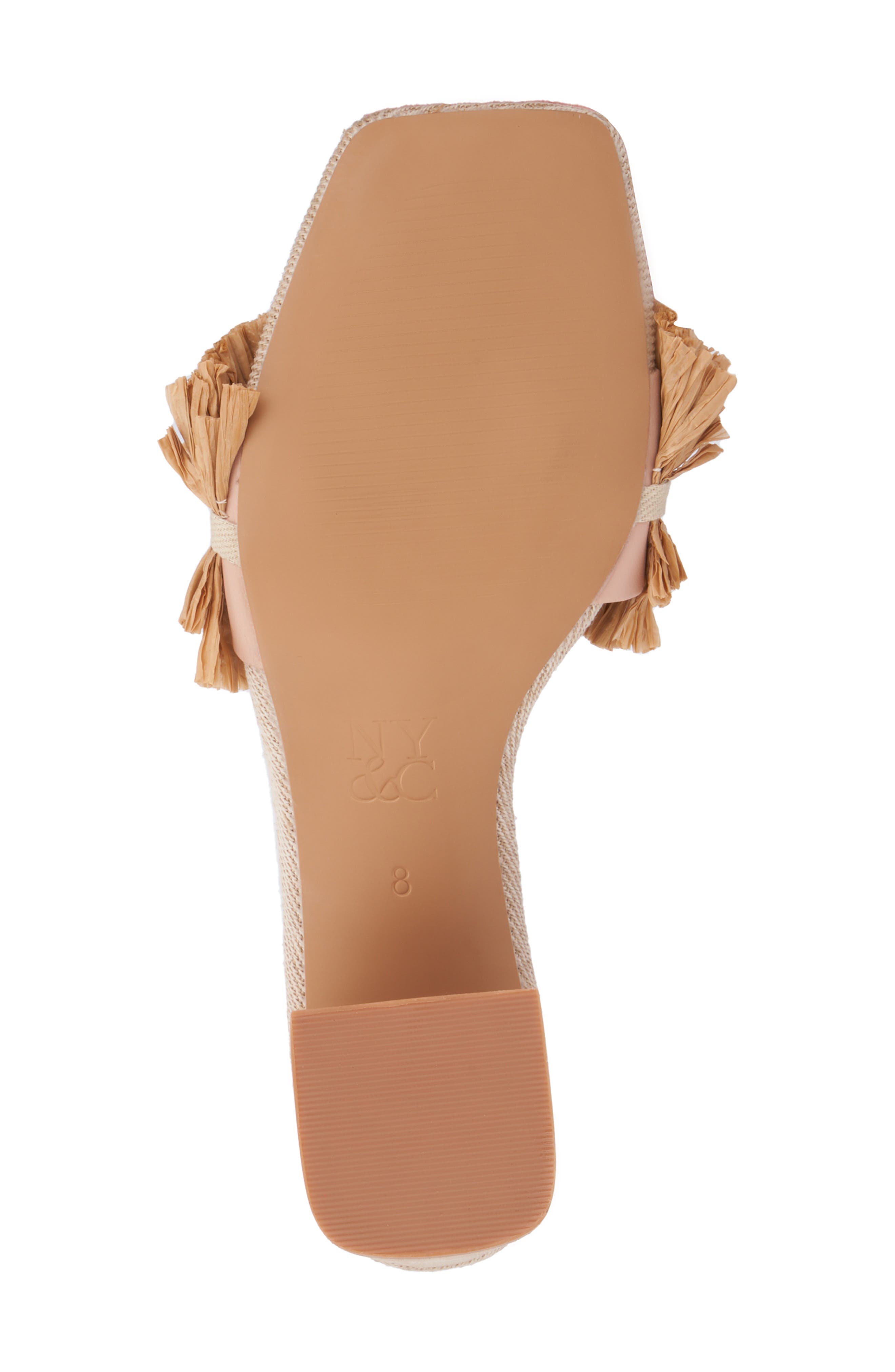 NEW YORK AND COMPANY Farah Slide Sandal, Alternate, color, Natural