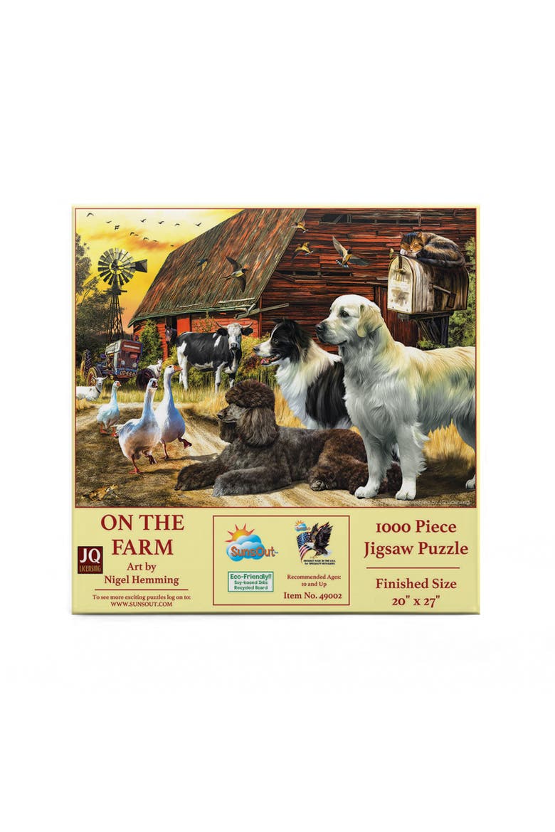 Life on the Farm 1000 piece Jigsaw Puzzle for Adults, Alternate, color, Multicolor