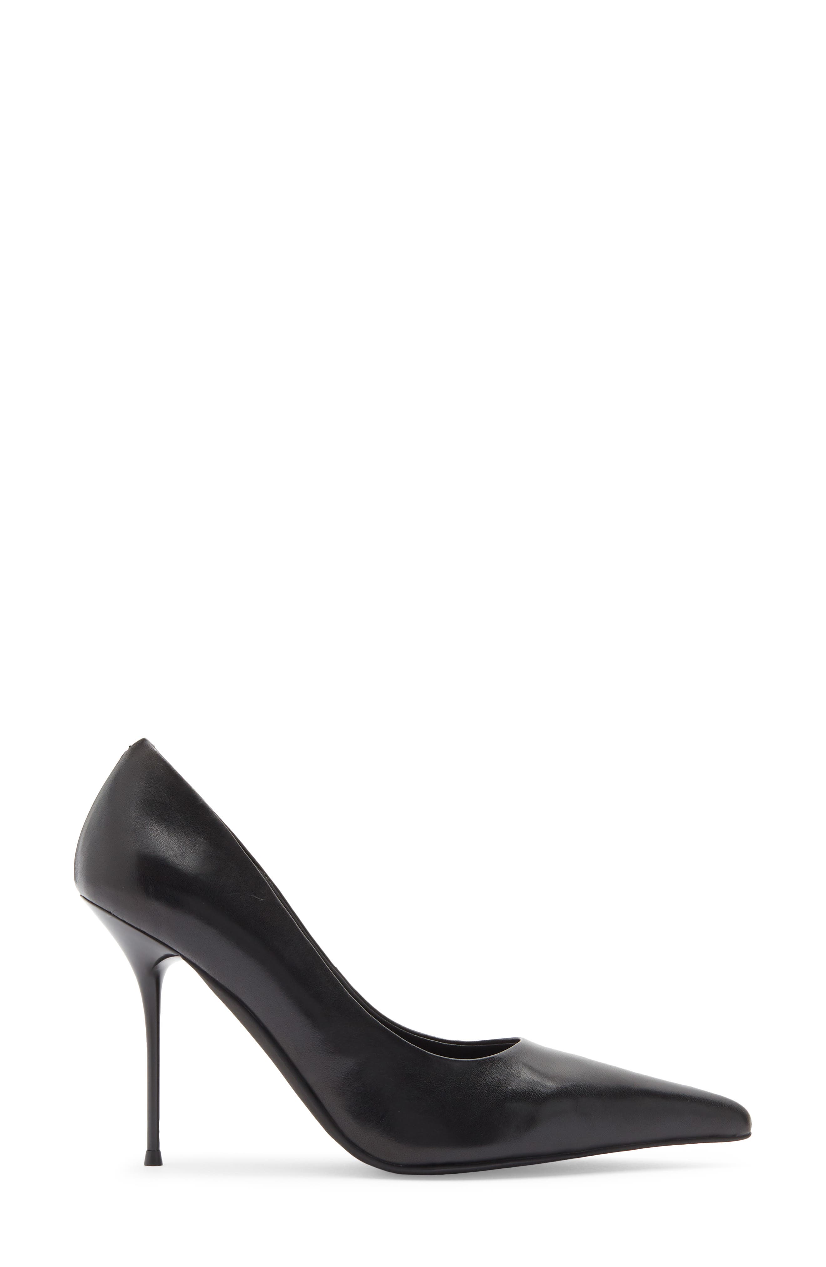 Pucker Pointed Toe Pump, Alternate, color, BLACK
