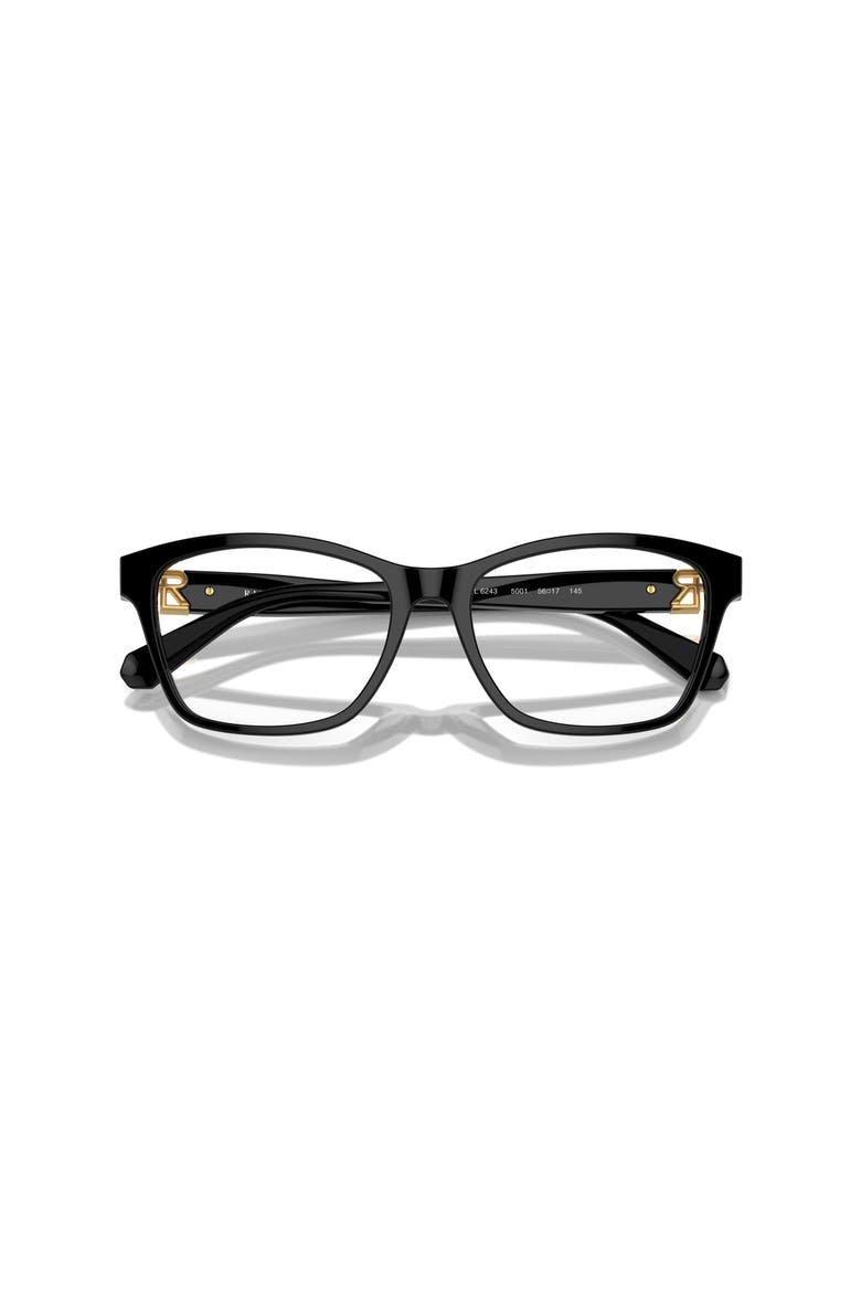 56mm Cat Eye optical glasses, Alternate, color, Black