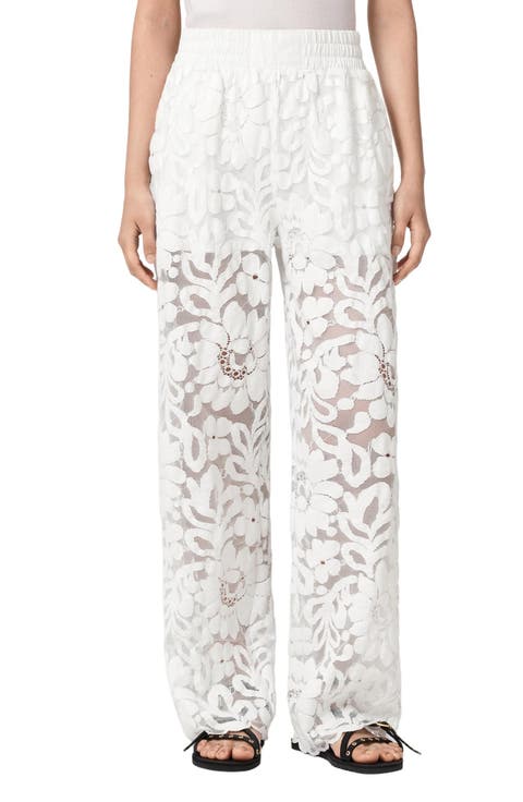 Amelie Lace Wide Leg Trousers