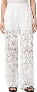 AllSaints Amelie Lace Wide Leg Trousers