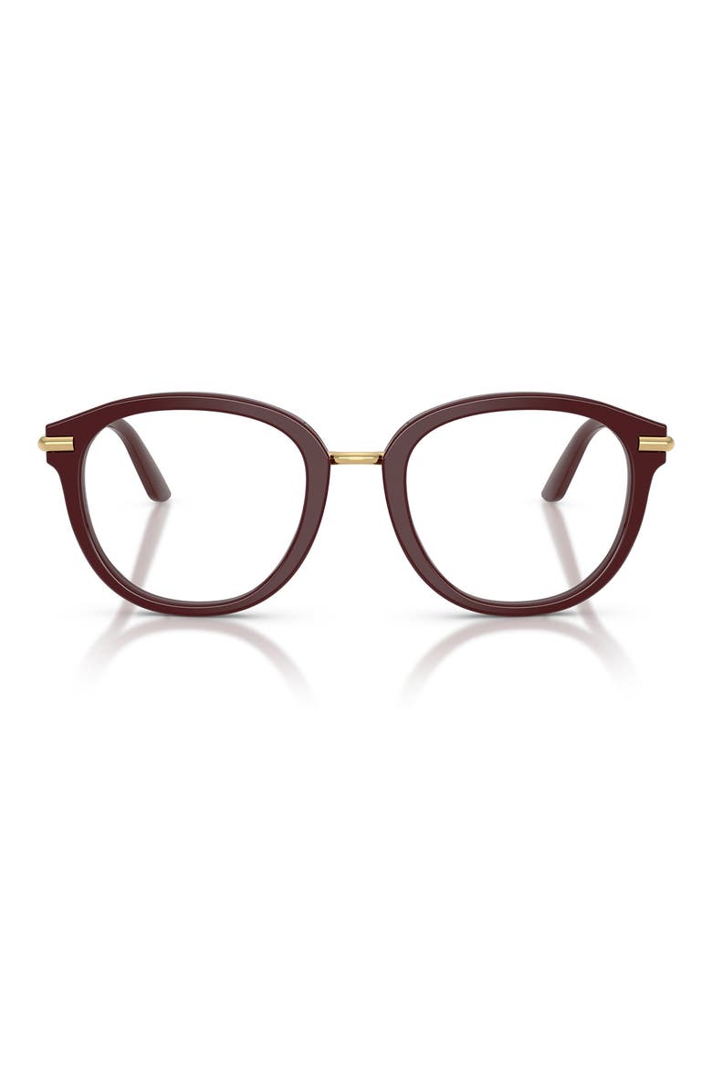 53mm Phantos Optical Glasses, Main, color, BORDEAUX / DEMO LENS