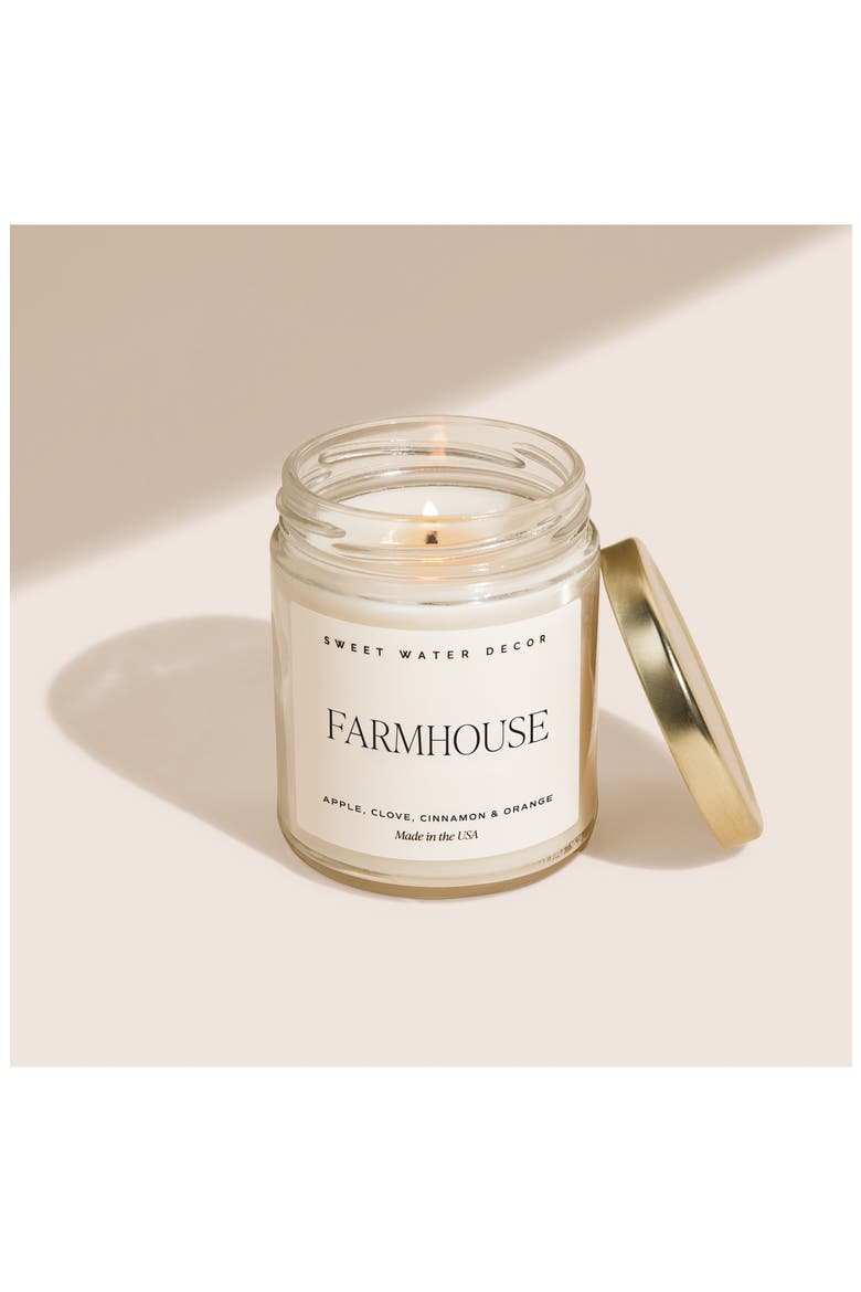Apple Pie Soy Jar Candle - Set of 2, Alternate, color, WHITE