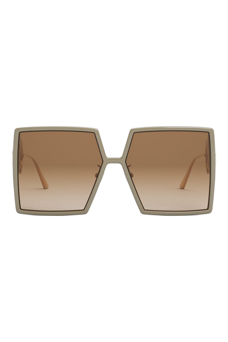 30Montaigne SU 58mm Square Sunglasses, Main, color, GREY/ OTHER / GRADIENT BROWN