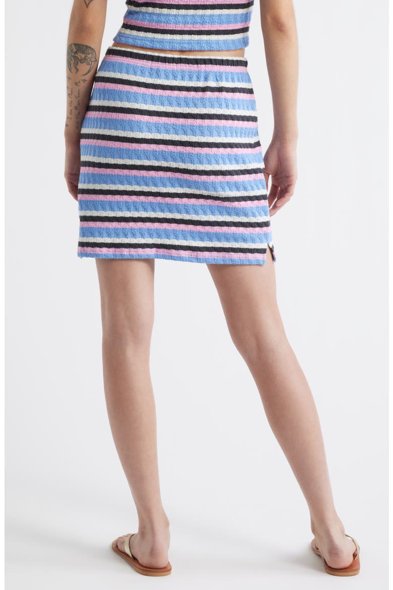 Bobby Stripe Skirt, Alternate, color, BLUE MULTI