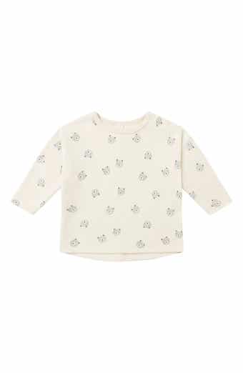 Kids' Bear Long Sleeve Organic Cotton T-Shirt