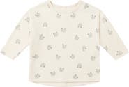 QUINCY MAE Bear Long Sleeve Organic Cotton T-Shirt