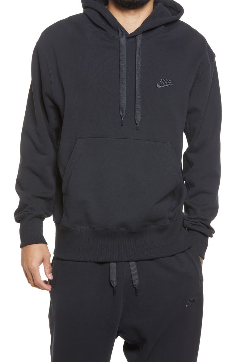 Sportswear Oversize Hooded Sweatshirt, Main, color, BLACK/ OFF NOIR