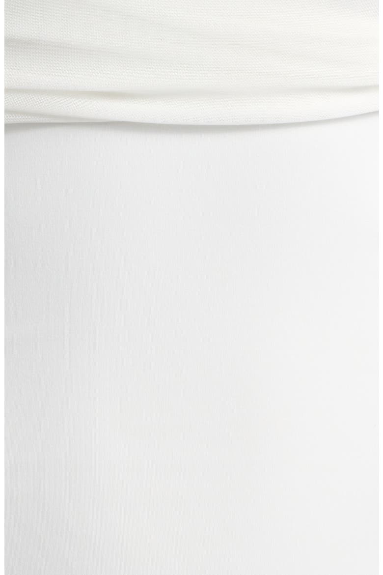 Bow Strapless One-Piece Swimsuit, Alternate, color, WHITE