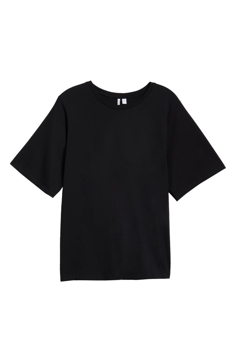 Nordstrom Relaxed Fit Pima Cotton Crewneck T-Shirt, Alternate, color, Black