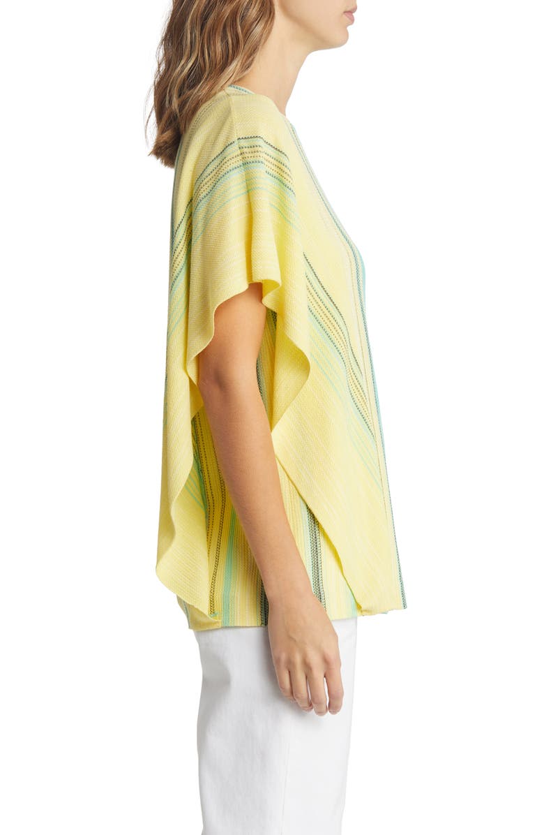 Ming Wang Ombré Stitch Butterfly Sleeve Knit Top, Alternate, color, 