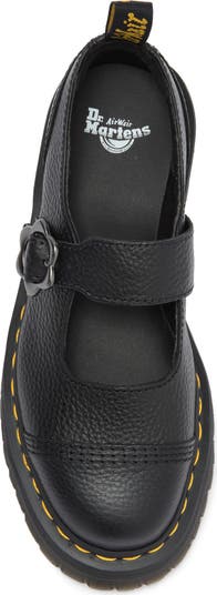 Addina Flower Buckle Platform Mary Jane