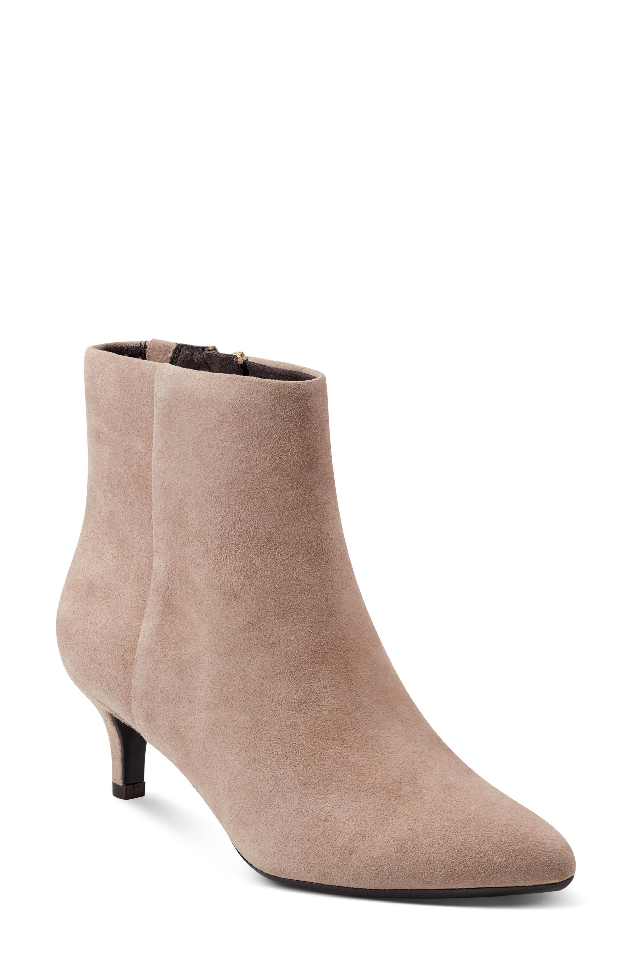 Easy Spirit Laina Pointed Toe Bootie in Taupe 