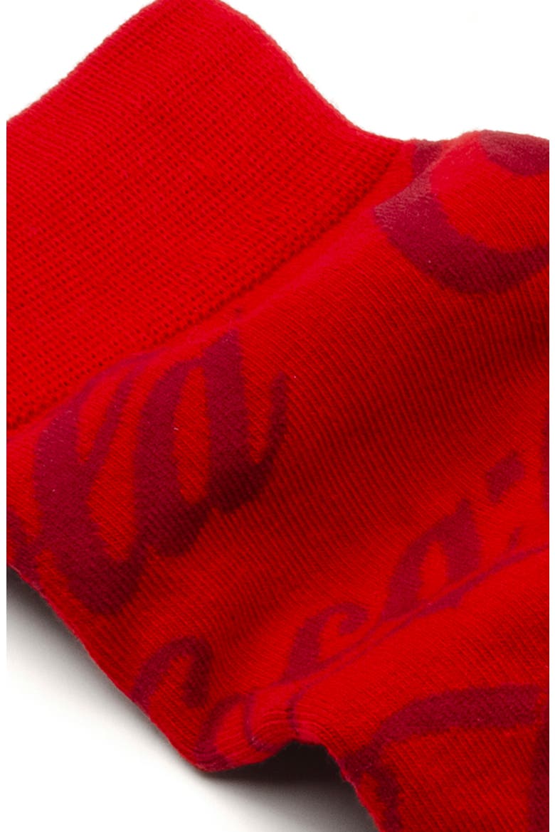 Diet Coke Crew Socks, Alternate, color, RED