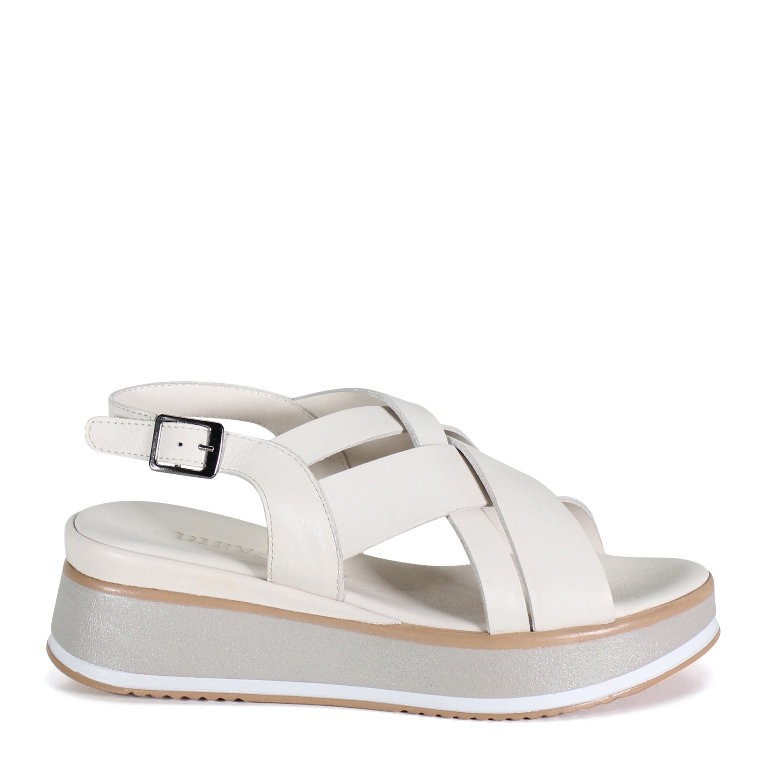 Diba True PIPP EN Leather Sporty Platform Sandal, Alternate, color, White