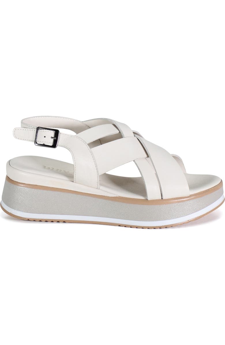 Diba True PIPP EN Leather Sporty Platform Sandal, Alternate, color, White