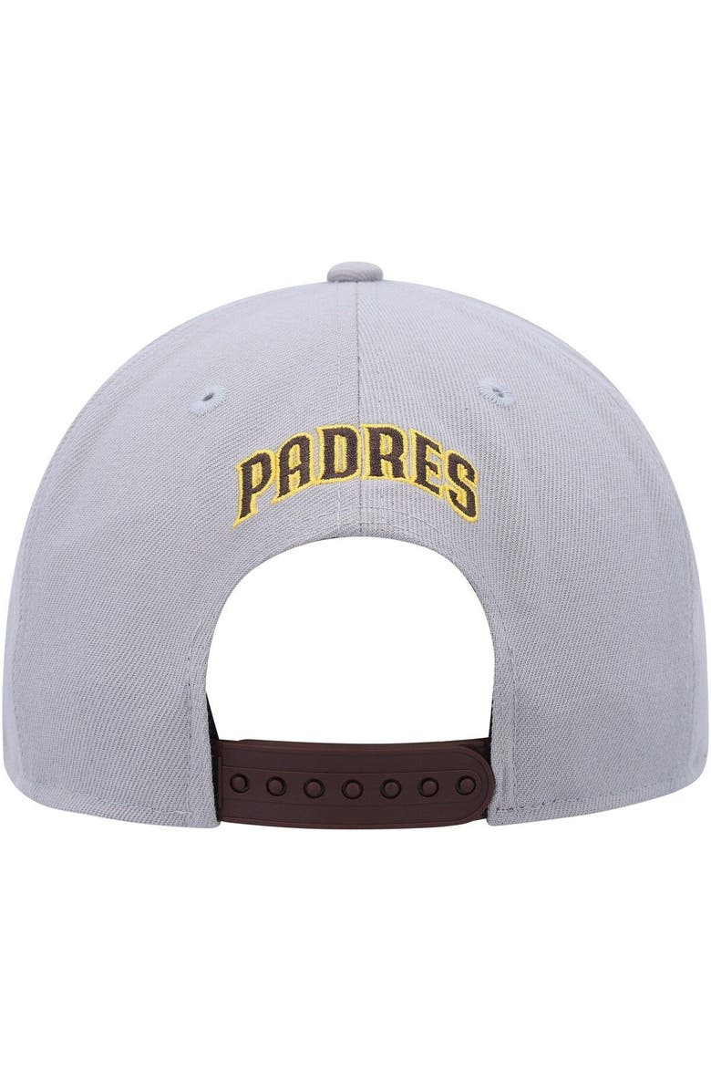 New Era Men's New Era Gray/Brown San Diego Padres Band 9FIFTY Snapback Hat, Alternate, color, Brown
