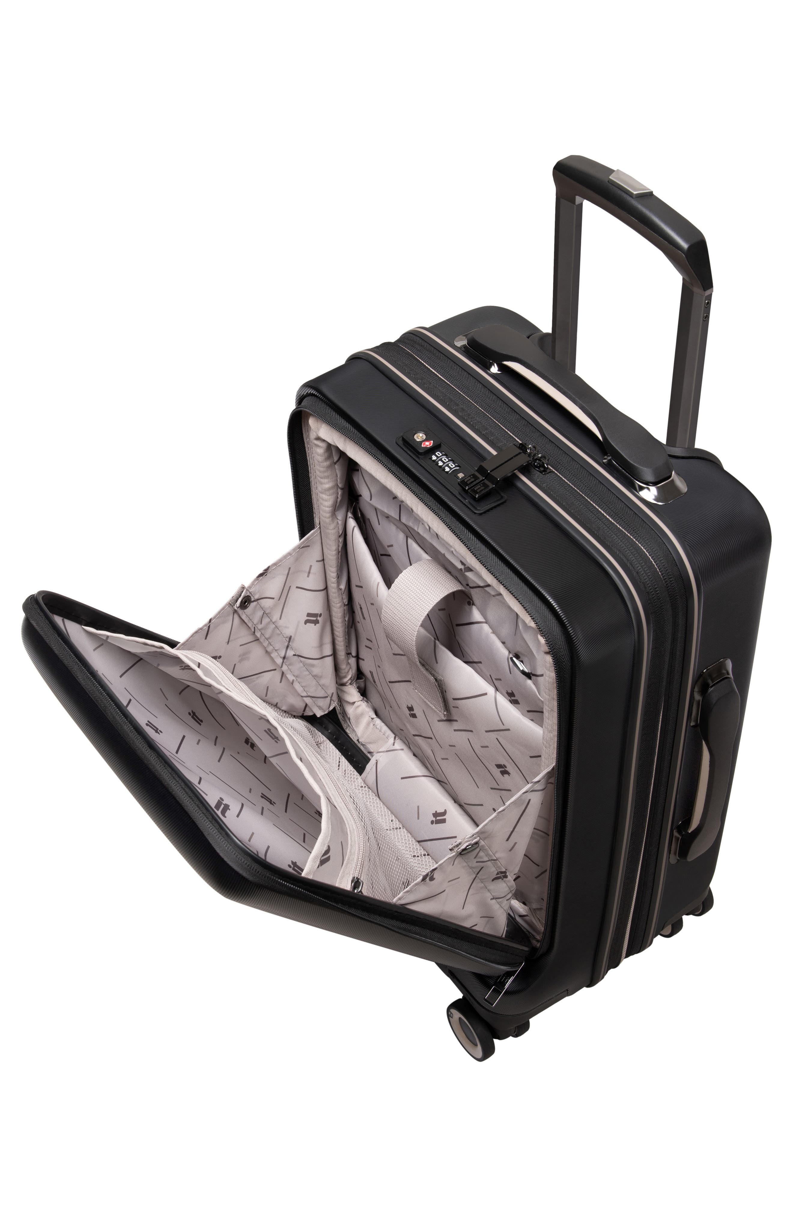 IT LUGGAGE Rapidity 21-Inch Hardside Spinner Carry-On, Alternate, color, Black