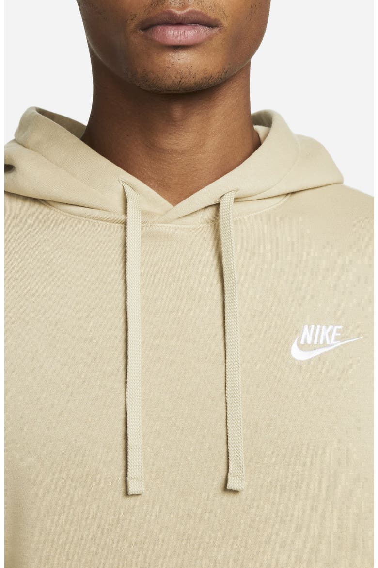 Sportswear Club Hoodie, Alternate, color, LIMESTONE/ LIMESTONE/ WHITE
