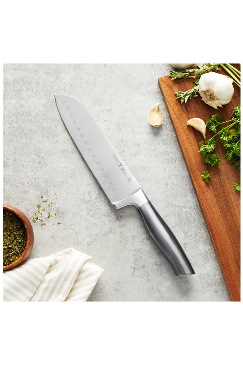 Graphic 7-Inch Santoku Knife, Alternate, color, GRAPHITE