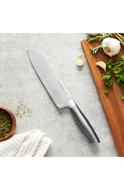Henckels Cutlery Graphic 7-inch Santoku Knife In Gray