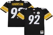 Mitchell & Ness Men's Mitchell & Ness James Harrison Black Pittsburgh Steelers Legacy Replica Jersey