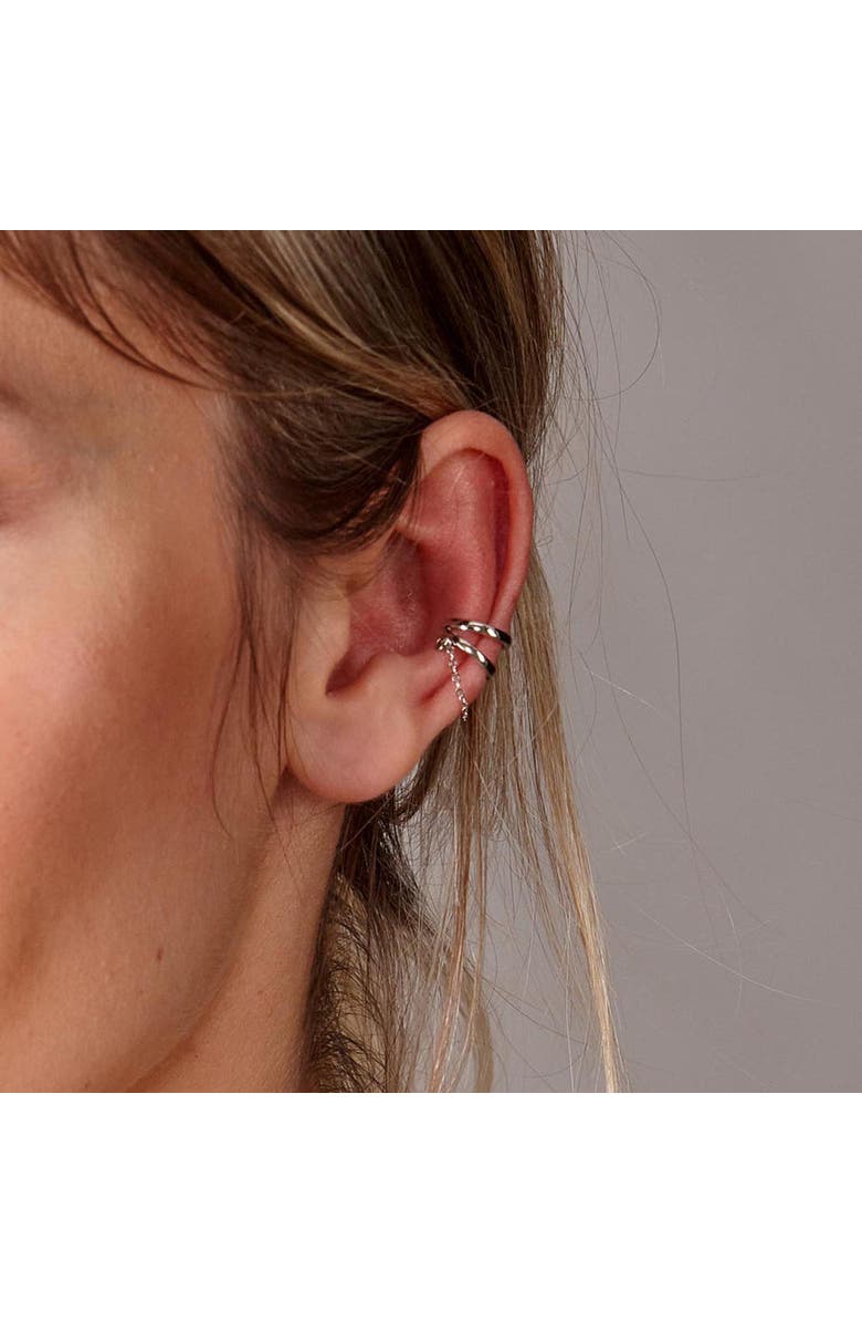 Lucy Quartermaine Art Deco Cuff With Chain, Alternate, color,