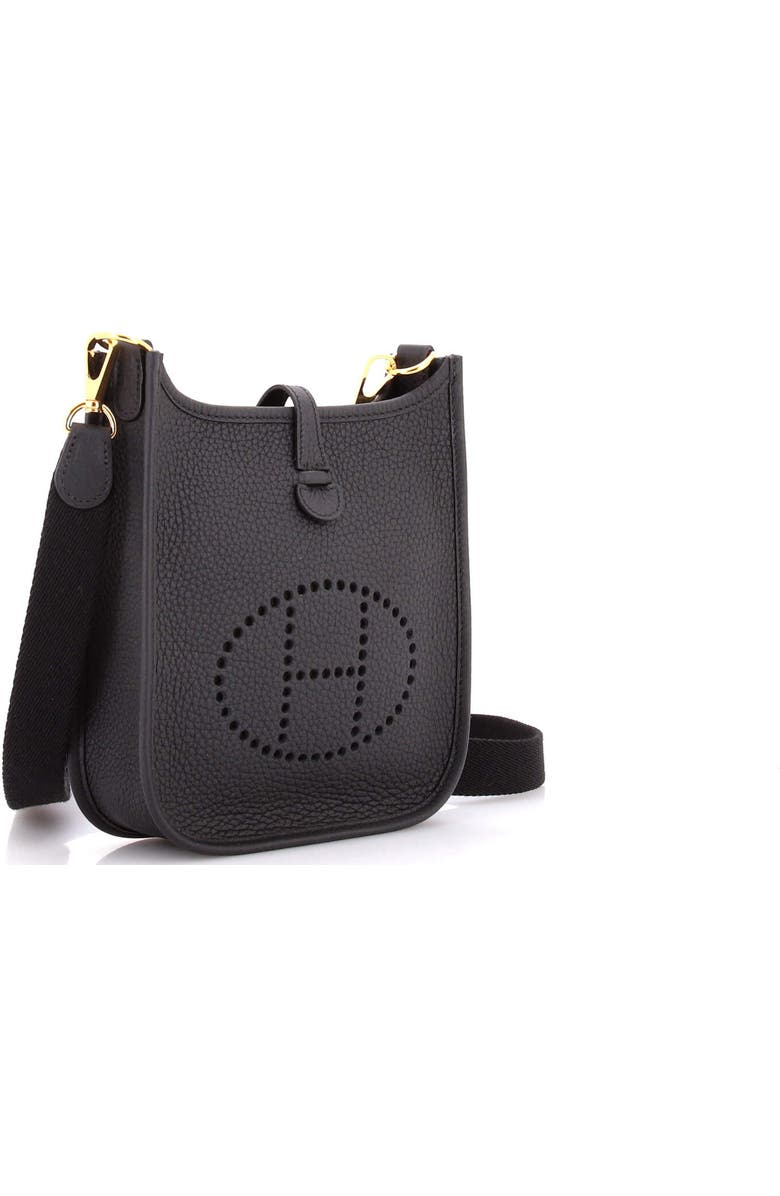 Pre-Owned Hermes Evelyne Bag Gen III Clemence TPM, Alternate, color, Noir