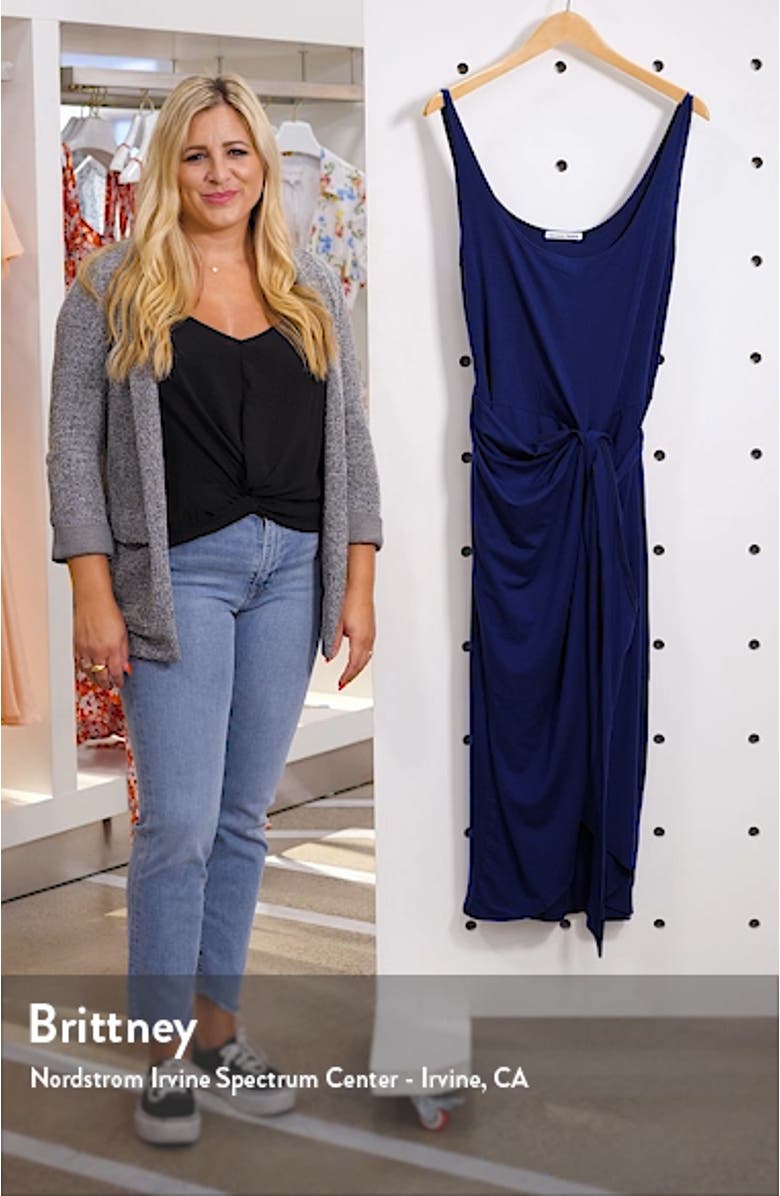 Kaila Wrap Style Jersey Dress, sales video thumbnail